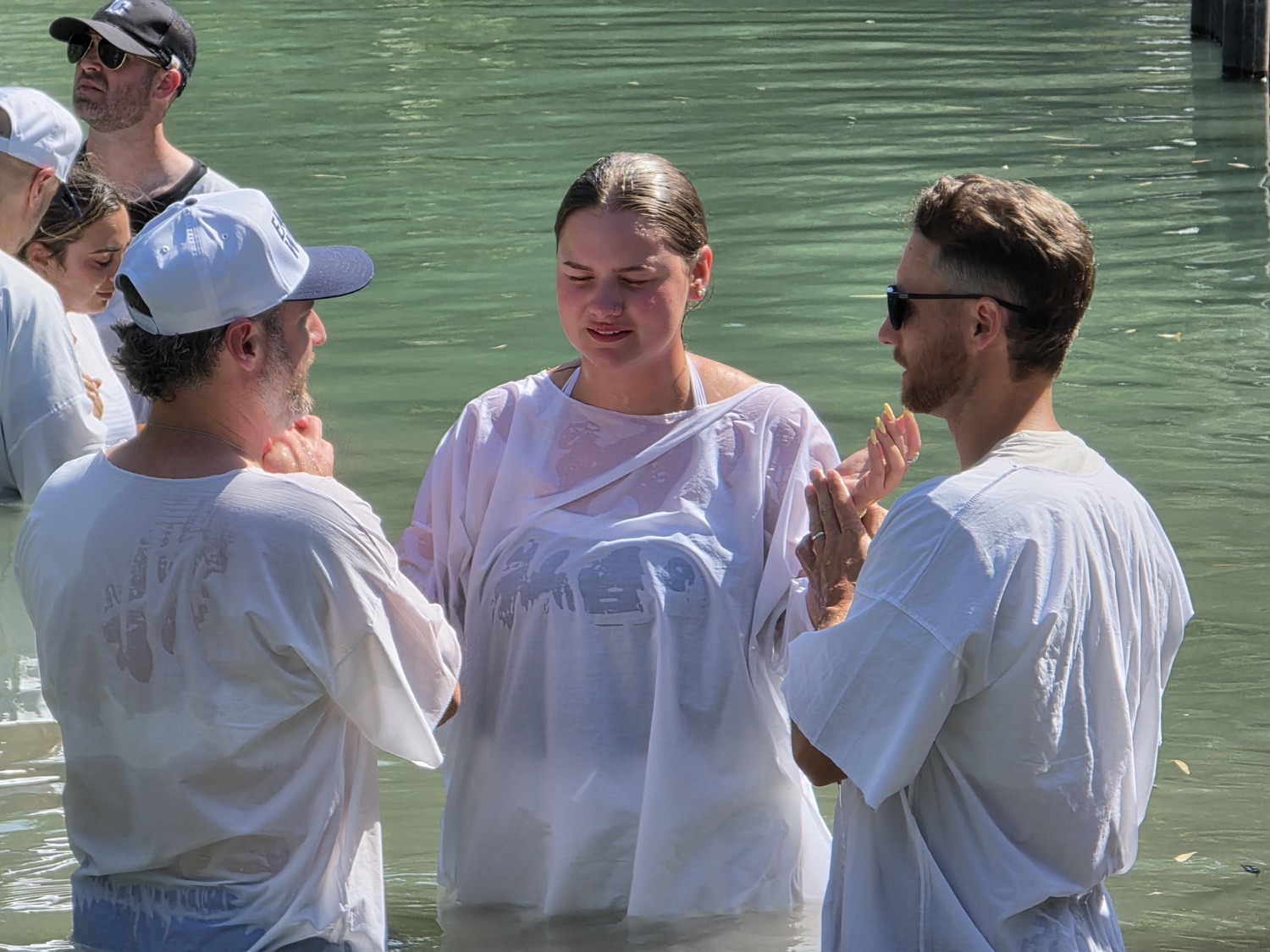 Laughter and tears in the water